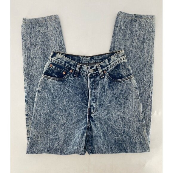 Levi's High Rise Acid Wash Jeans - Blue - Picture 3 of 10